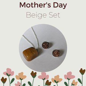 Earring and Necklace Set for Mother's Day